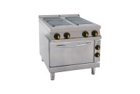 Elektro-Herd, 4 Platten, mit Elektro-Backofen