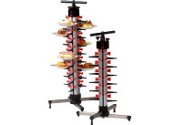 Tellerstapelsystem PLATE MATE, Tischmodell bis 12 Teller / H=490 mm