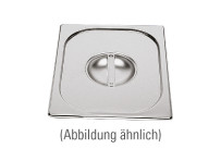 GN-Deckel, GN 2/4, 530 x 162 mm, ohne Löffelausschnitt, Edelstahl