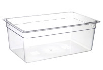 GN-Behälter, GN 1/1, 530 x 325 x 200 mm, Polycarbonat transparent