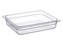 GN-Behälter, GN 1/2, 325 x 265 x 65 mm, Polycarbonat transparent