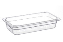 GN-Behälter, GN 1/3, 325 x 176 x 65 mm, Polycarbonat transparent