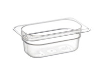 GN-Behälter, GN 1/9, 176 x 108 x 65 mm, Polycarbonat transparent