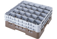 Gläserkorb 25 Fächer Glas max. ø 87 mm, H 133 mm / 500 x 500 mm