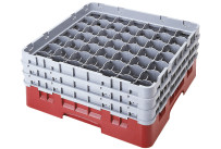 Gläserkorb 49 Fächer Glas max. ø 61 mm, H 90 mm / 500 x 500 mm