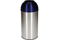 Recyclingbehälter mit Einwurfloch 40 l, blau