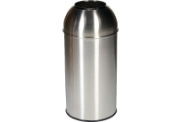 Recyclingbehälter mit Einwurföffnung 40 l, Edelstahl