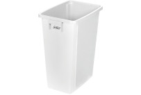Wertstoffsammler 60 l rechteckig weiß ohne Deckel 320 x 460 x 580 mm