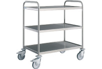 Servierwagen, 3 Borde 1000 x 600 mm