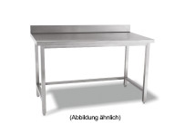 Arbeitstisch verschweißt o. Ablageboden mit 50 mm Aufkantung 900 x 700 x 850 mm